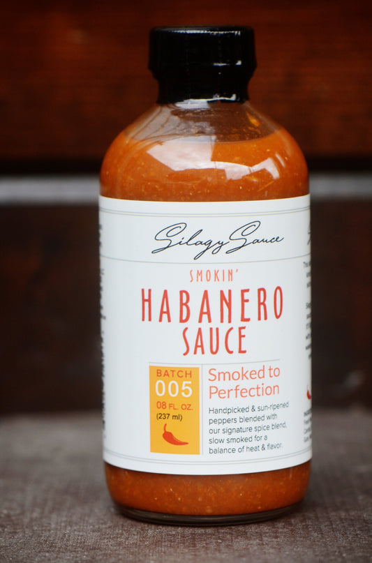 Smokin' Habanero Sauce "Silagy Sauce" 8oz Bottle